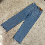 Levi's Levi’s Women’s Ribcage Straight Leg Ankle Jeans High Rise Button Fly in Blue 26 Photo 6