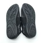 AMV Womens Water Shoes Hook & Loop Fabric Striped Black Size 10 Photo 3