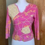 y2k pink and yellow tie Photo 0