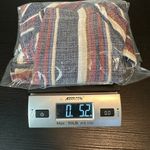 Drew  Multicolor Striped Cotton Button Up Tie Front Cropped Top Size Medium Photo 8