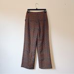 Veronica Beard  Brixton Plaid Pant Red Multi Plaid Photo 6