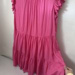House of Harlow 1960 Dress Mini Pink Short Flutter Sleeve Babydoll Boho … Size M Photo 5