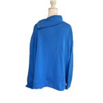 Simply Vera, Vera Wang Plus Size Simply Vera Vera Wang Sweater Size 3X Blue Snap Mock Neck Top NWT Photo 2