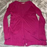 Gap  Pink Cardigan Sweater V-Neck Lightweight Knit Photo 0
