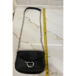 Ralph Lauren Lauren Newbury Mini Crossbody Handbag Black Chain Strap Equistrian Photo 5