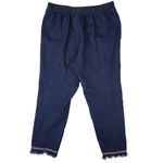 Alfred Dunner  Jeans Mesa Verde Womens 10P Blue Denim Pull On Elastic Waist Back Photo 1