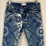 Free People 26 Malaya Bali Flare Jeans Boho Festival Low Rise Flare Hippie Photo 2