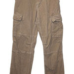 J. Galt  Shanghai Tan High Rise Corduroy‎ Cargo Tie Joggers Pants Size Small Photo 0