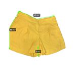 Ann Taylor  High Waist Yellow Checkered Shorts size 6 Photo 1