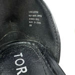 Torrid size 8W black strappy wedge heeled sandals ankle strap wide faux leather Photo 5