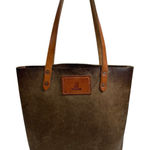 Rogue Industrie Leather Tote Bag Full Grain Heavy Purse Brown Open Top Distress Photo 0