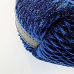 Kooreloo Rich Blue Velour Mini Bag Black Leather Trim Chain Strap Luxury Purse Blue Photo 8