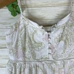 Urban Outfitters  White Paisley Floral Tiered Babydoll Boho Cami Photo 3
