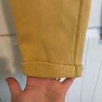 Abercrombie & Fitch women’s yellow word stitch fleece lined cuffed sweatpants XS Photo 4