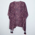 Mason & Belle Womens Open Front Kimono Size M Tassels Hippie Aztec Southwestern Photo 7