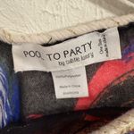 Pool to Party Subtle Luxury Night Garden Kaftan Coverup One Size VGUC Black Photo 6