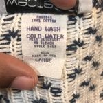 Vintage Sweater Women Large Loft‎ Cardigan 4th of July America, Knitted Usa Made Blue Photo 3