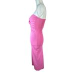SNDYS Maia Dress in Pink Medium New Womens Strapless Knit Midi Photo 5