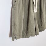 frame denim Frame Olive Green Pull-on Drawstring Shorts Size Medium Green Pull-on Shorts Photo 3