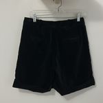 3.1 Phillip Lim  Black Velvet Cuffed Trouser Shorts Photo 1