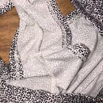 None Small cozy leopard print silky night lounge shorts Photo 5