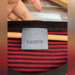 LANEUS viscose cashmere blend top XL Red Photo 4