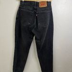 Levi's Levi’s Vintage Y2K 2000’s Black Washed 550 Relaxed Fit Tapered Leg Size 8 Med Photo 2