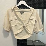 Petal and Pup Linen cropped top from Photo 0