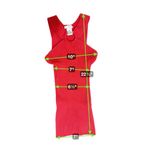 Cache Vintage Silk Blend Red Ribbed Halter Top Size S Photo 6