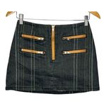 Urban Outfitters  BDG Mini Skirt Stiped Zippers Accents Riverdale Women Size‎ XS Photo 4