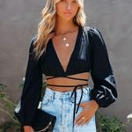 VICI Black Wrap Top Photo 0