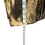 NBD Dinara Mini Dress Womens S Gold Sequin Asymmetrical Sparkly Night Out Party Photo 13