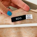 Urban Outfitters  V-Neck Long Sleeve Top Peach Sz XS Photo 3