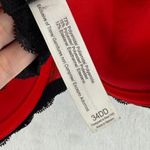 Adore Me  34DD Plaid‎ Print Bra Black Lace Trim Lingerie Red Green Photo 3