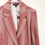 Torrid NWT  Pink Rose Stripe Light Weight Boyfriend Blazer Jacket Womens Large 12 Photo 8