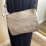 Nine West metallic gold vegan faux leather crossbody bag purse Photo 3