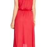 White House | Black Market NWT RED HI-LOW BLOUSON HALTER PARTY COCKTAIL DRESS 4 Photo 2