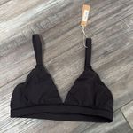 SKIMS  Black Triangle Bralette M NEW Photo 5