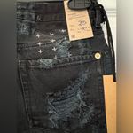 Ksubi  Hi & Wasted Skirt Black Wash Posh Blasted Womens Pencil Mini Skirt Size 25 Photo 6