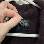 Hillard & Hanson  Purple Angora Blend Sleeveless Turtleneck Sweater Photo 2