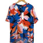 MINKPINK NWT  Women's Lukas Button-Up Shirt Standard Size S Tropical Floral Photo 4