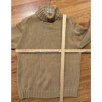 J.CREW TAN CHUNKY KNIT TURTLENECK PULLOVER Fisherman SWEATER Preppy Classic XL Photo 6