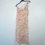 For Love & Lemons NWT Pink Floral Desmond Midi Dress Size Small Photo 6