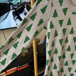 Hanna Andersson Gray Long Sleeve Shirt with Green Tree Pattern size Med Photo 2