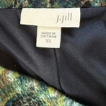 J.Jill Peacock Blue Green Print Textured Knit Skirt Womens XS Business W… Photo 5