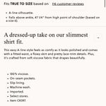 J.Crew  Wren lace-trim shirtdress in glossy twill Photo 8