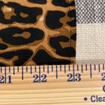 H&M womens cheetah animal print short sleeve blouse size Medium Photo 7