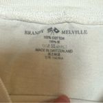 Brandy Melville Cut Off Muscle Tee Graphic Dinosaur Shirt White One Size Photo 1