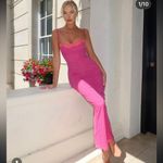 House Of CB  'Aiza' Raspberry Lace Trimmed Maxi‎ Dress NWOT size XS Photo 12