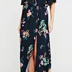 Lovestitch Dress Womens Size M Short Sleeve Crewneck Long Maxi Off The Shoulder Photo 8